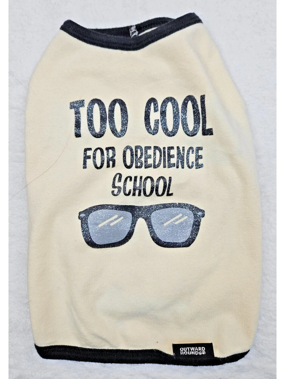 Outward Hound dog shirt with a palyful message: